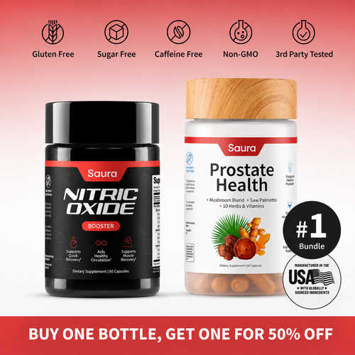 Nitric Oxide Booster + Prostate Health Supplement