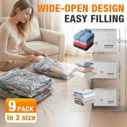 Turbo Vacuum Travel Bag Set