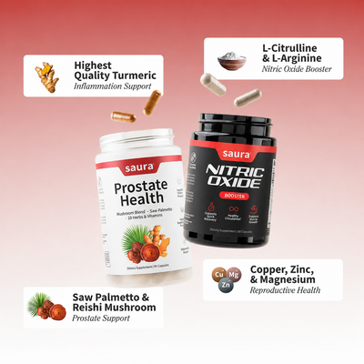 Nitric Oxide Booster + Prostate Health Supplement
