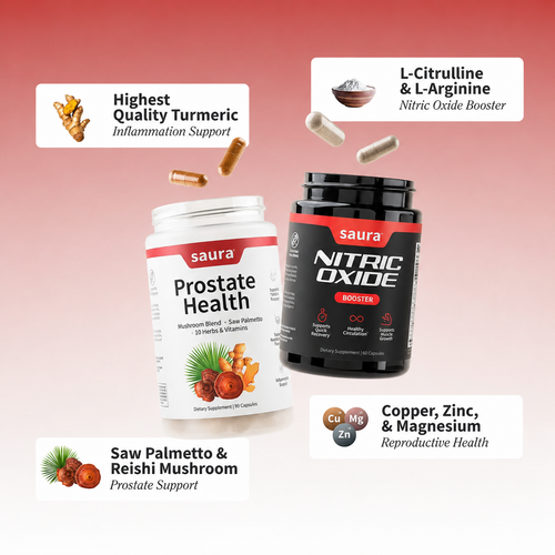 Nitric Oxide Booster + Prostate Health Supplement