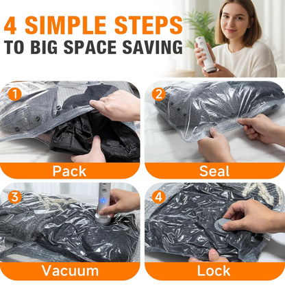 Turbo Vacuum Travel Bag Set