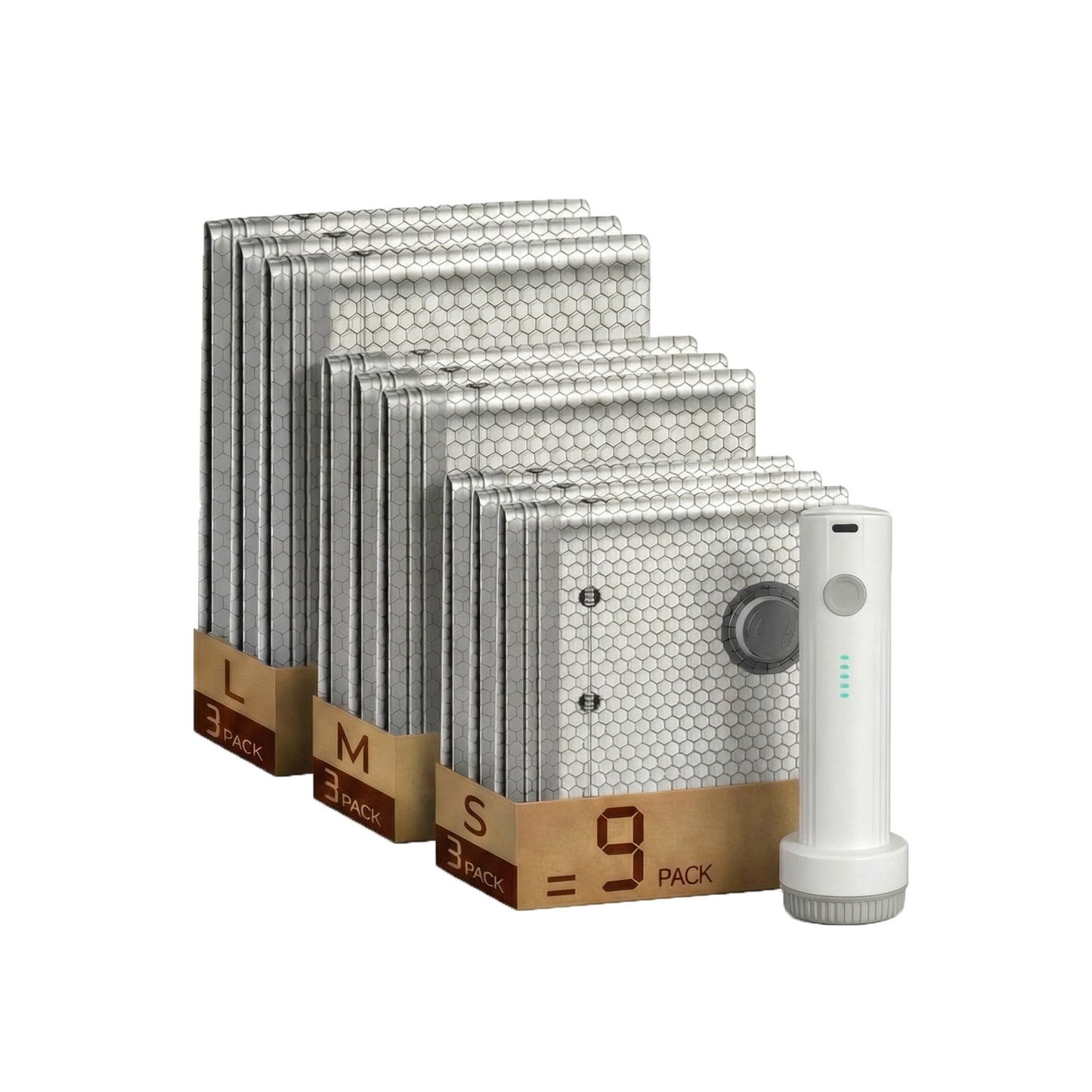 Turbo Vacuum Travel Bag Set